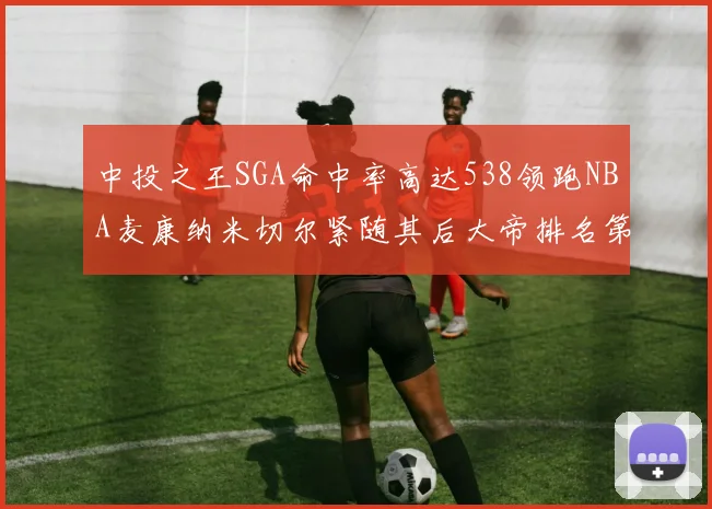 中投之王SGA命中率高达538领跑NBA麦康纳米切尔紧随其后大帝排名第七